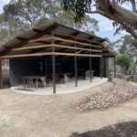 The shelter exterior view
