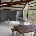 The shelter interior view