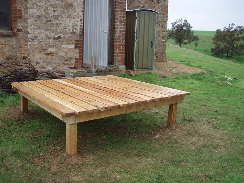 Multi-purpose camping platform