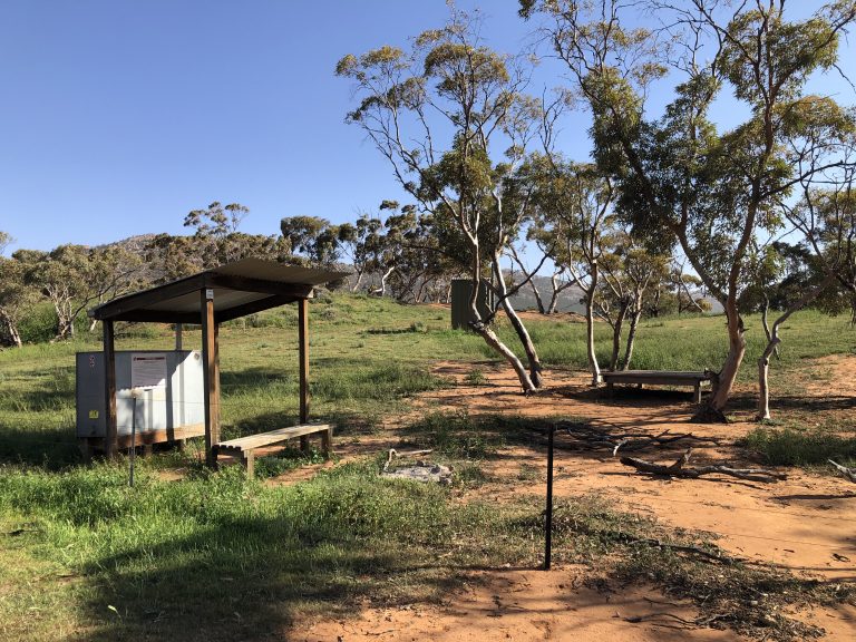 Mount Elm campsite with new platform