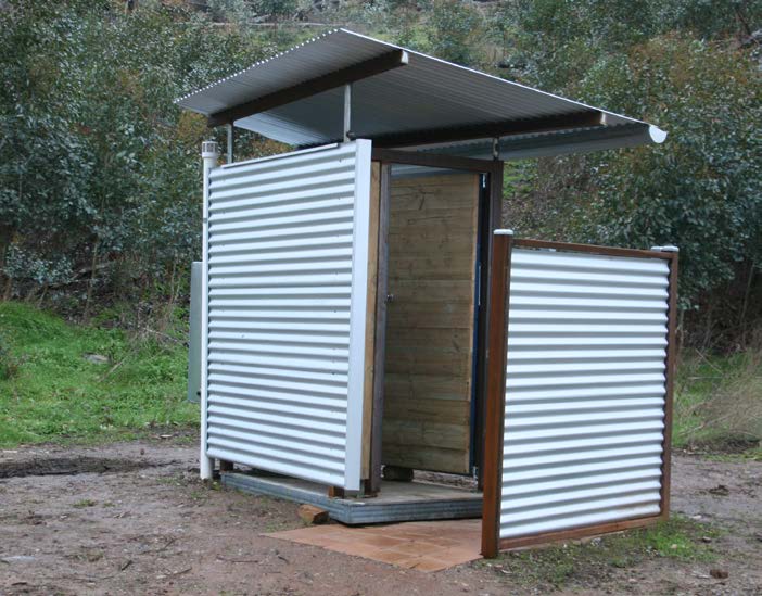 New toilet constructed August 2016