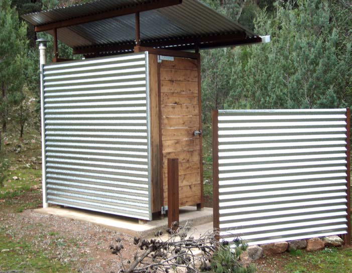 New toilet constructed August 2016