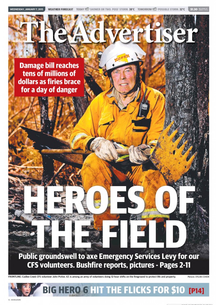John Potter, volunteer with Cudlee Creek CFS and maintenance and construction volunteer on the Heysen Trail