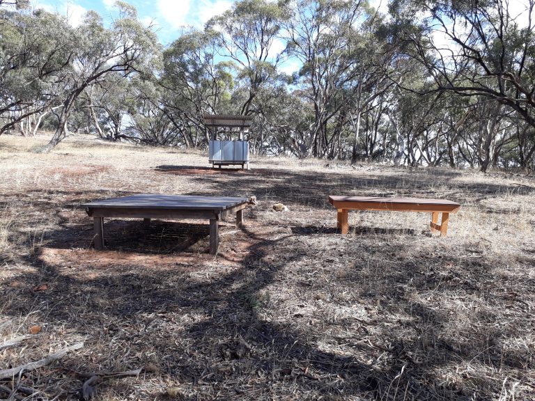 New bench installed April 2022